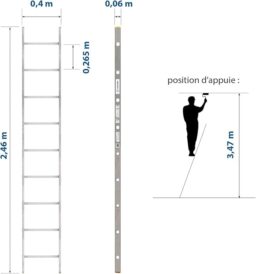 Image du fabricant 3 du HOSTROM Echelle Simple StablePro