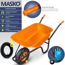 Image du fabricant 3 du MASKO brouette chantier 100L