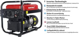 Image du fabricant 3 du Matrix IG 2000 groupe électrogène portable