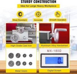 Image du fabricant 3 du Mini tour à métaux 600W compact