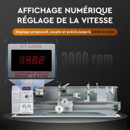 Image du fabricant 3 du Mini Tour à Métaux CREWORKS 1100W