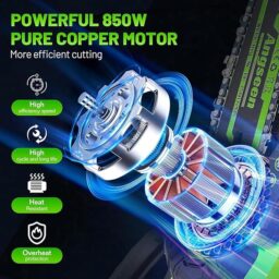 Image du fabricant 3 du Mini tronçonneuse 6 Pouces verte