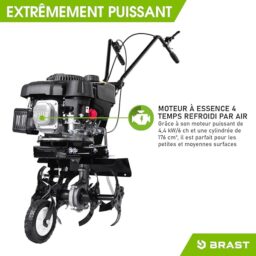 Image du fabricant 3 du Motobineuse BRAST thermique 176ccm