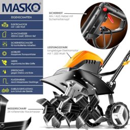 Image du fabricant 3 du Motobineuse électrique MASKO 1500W