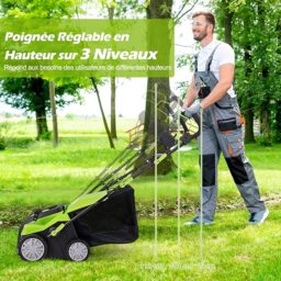 Image du fabricant 3 du RELAX4LIFE Scarificateur Aérateur vert