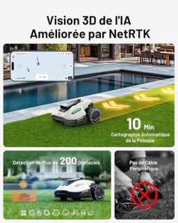 Image du fabricant 3 du Robot Tondeuse MAMMOTION YUKA Mini