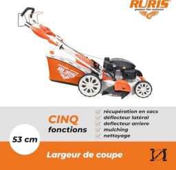 Image du fabricant 3 du RURIS POWER FOR NATURE tondeuse thermique
