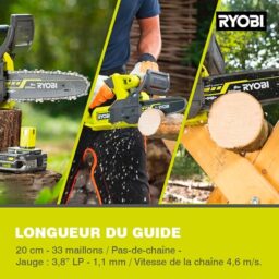Image du fabricant 3 du RYOBI Tronçonneuse Sans Fil 18V