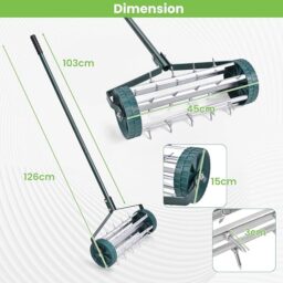 Image du fabricant 3 du Scarificateur manuel RELAX4LIFE vert