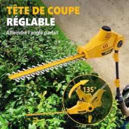 Image du fabricant 3 du Taille-haie sans fil télescopique Alloyman