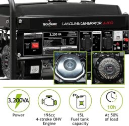 Image du fabricant 3 du Tecnoware générateur portable essence