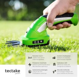 Image du fabricant 3 du tectake® Taille haie batterie