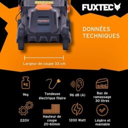 Image du fabricant 3 du Tondeuse FUXTEC FX-RME33 électrique