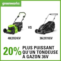 Image du fabricant 3 du Tondeuse Greenworks 48V sans fil