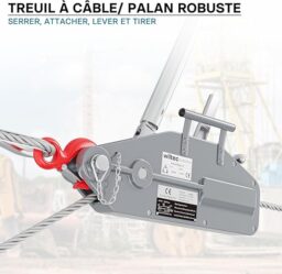 Image du fabricant 3 du Treuil câble Wiltec 1600kg