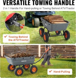 Image du fabricant 3 du VEVOR chariot benne robuste