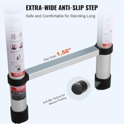 Image du fabricant 3 du VEVOR Échelle télescopique aluminium