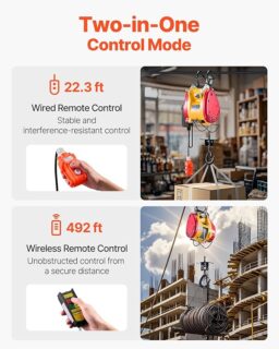 Image du fabricant 3 du VEVOR Palan Électrique 2 en 1