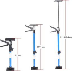 Image du fabricant 3 du Wiltec Set 3x étai porte télescopique