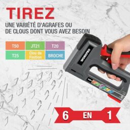Image du fabricant 3 du WORKPRO Agrafeuse Murale Multifonction