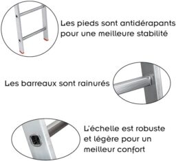 Image du fabricant 3 du XTRA Echelle aluminium 7 marches