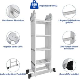 Image du fabricant 3 du Yakimz Échelle multifonction pliable