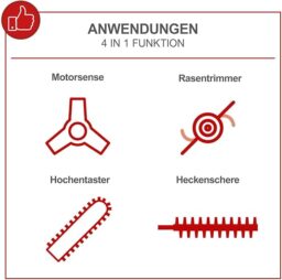 Image du fabricant 4 du Scheppach Débroussailleuse Thermique MFH5300-4BP