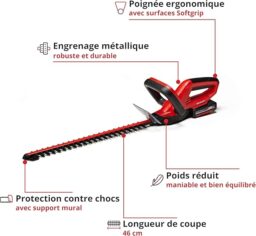 Image du fabricant 4 du Einhell Taille-haies sans fil GE-CH 1846