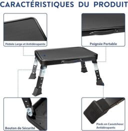 Image du fabricant 4 du BONTEC Marchepied Pliable 3 Marches
