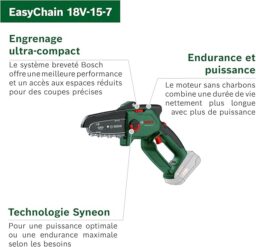 Image du fabricant 4 du Bosch Élagueur sans fil EasyChain