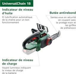 Image du fabricant 4 du Bosch tronçonneuse UniversalChain 18