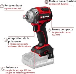 Image du fabricant 4 du Boulonneuse sans fil Einhell