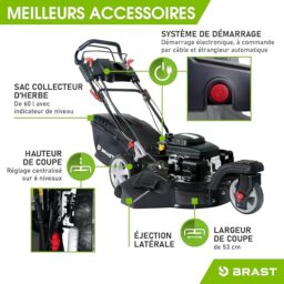 Image du fabricant 4 du BRAST tondeuse thermique 3 roues TRIKE