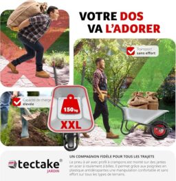 Image du fabricant 4 du Brouette tectake® tout-terrain robuste