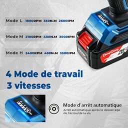 Image du fabricant 4 du Clé à chocs Dong Cheng 20V