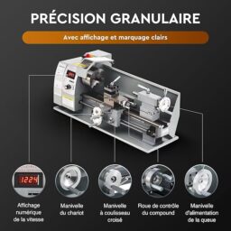 Image du fabricant 4 du CREWORKS Mini Tour Métaux 750W