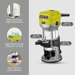 Image du fabricant 4 du DEWINNER Bois Défonceuse électrique