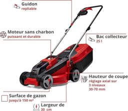 Image du fabricant 4 du Einhell Tondeuse à gazon sans fil