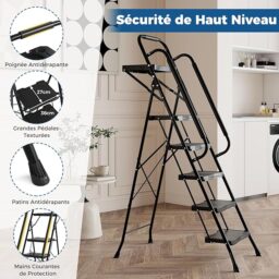 Image du fabricant 4 du Escabeau COSTWAY 5 marches