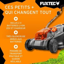 Image du fabricant 4 du Fuxtec Tondeuse à Gazon sans Fil