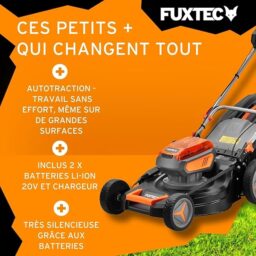 Image du fabricant 4 du Fuxtec Tondeuse à Gazon sans Fil