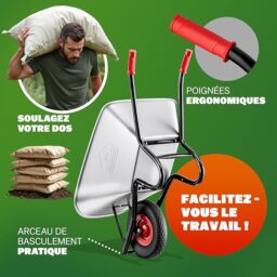 Image du fabricant 4 du GARDEBRUKŽ Brouette acier galvanisé