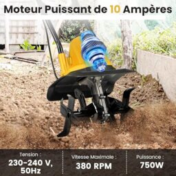 Image du fabricant 4 du GOPLUS Motobineuse électrique filaire