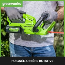 Image du fabricant 4 du Greenworks G24HT56K2 taille-haie