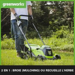 Image du fabricant 4 du Greenworks GD24LM33K2 tondeuse sans fil