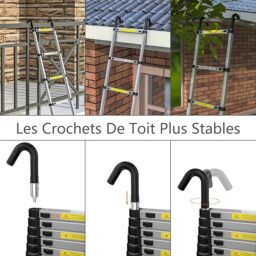 Image du fabricant 4 du gymount Échelle Télescopique 3,8m