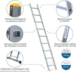 Image du fabricant 4 du HOSTROM Echelle Simple StablePro