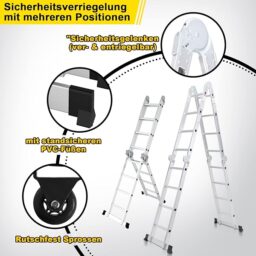 Image du fabricant 4 du Joparri échelle multifonction 4x4