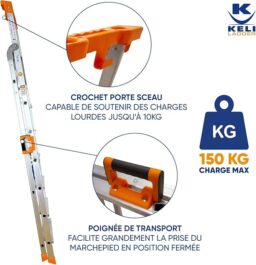 Image du fabricant 4 du Échelle Pliable KELI Aluminium