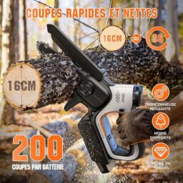 Image du fabricant 4 du Litheli Mini Tronçonneuse électrique